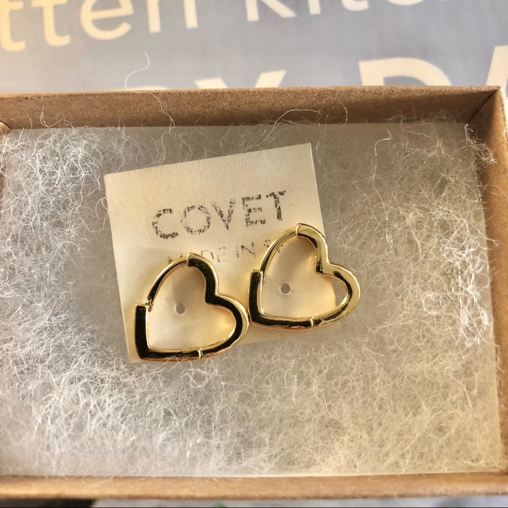 Heart Hoop Earrings